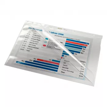 Leitz 4744-0000 PVC läbipaistev A4 failikaas, 2 auguga, 50 pakk