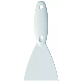 Haug Bürsten köögispaatel 110 mm roostevaba teras, valge käepide (8923)