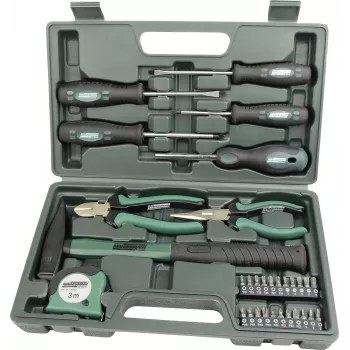 Brüder Mannesmann 31-osaline DIY tööriistakomplekt kohvris M29031