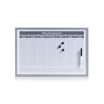 ZELLER Planeerimistahvel 60 x 40 cm Magnetiline Kuivkustutustahvel Alumiiniumraamiga 11515