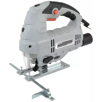 BRÜDER MANNESMANN M12781 800W elektrooniline pendel- tikksaag 4-astmelise orbitaalliikumisega, tööriistavaba teravahetus, 0–3000 lööki/min, 80 mm lõikesügavus puidus