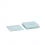 Zeller 26232 klaasist klaasialuste komplekt, 4 tk, läbipaistev