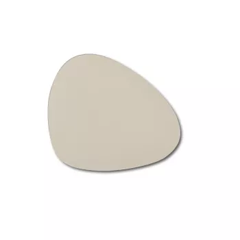 Zeller 27057 klaasialuste komplekt, 6 tk, kunstnahk, 12 x 10 cm, beež