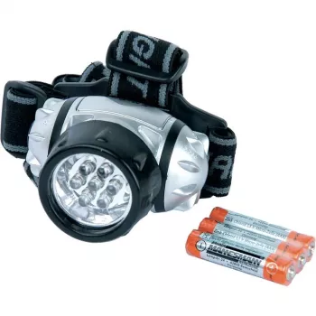 BRÜDER MANNESMANN LED-pealamp, pööratav, 7 LED-iga blisterpakendis, 3 heledusastet: 1, 3 või 7 LED-i, 1 tk (M30640)