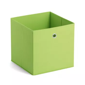 Zeller 14114 Laustekstiilist hoiukast, 30 L, 32 x 32 x 32 cm, roheline