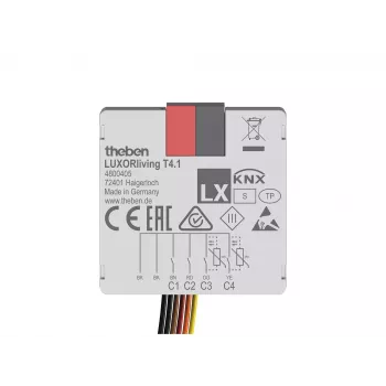 Theben LUXORliving T4.1 Surunupiliides, 4-kanaliline, süvispaigaldatav 4800405