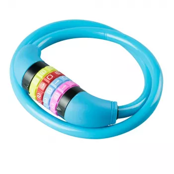 BURG WÄCHTER trossiga jalgrattalukk 210 C 65 BOYS, helesinine, 650 mm 39540