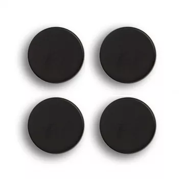 Zeller 4 ümarat musta magnetit Ø 23 mm x 9 mm (11236)