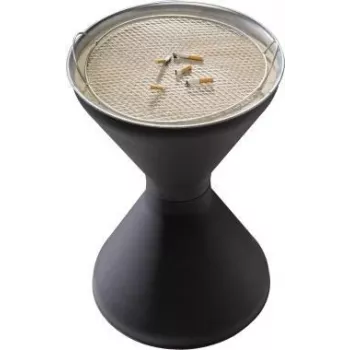 APS DIABOLO 574 tsingitud terasest püstine tuhatoos, 60 cm kõrgus, 40 cm läbimõõt, 1,5 kg liiva kaasas