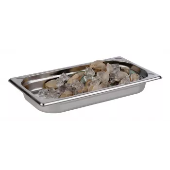 APS GN 1/3 gastronormi konteiner 325x176x40 mm elektropoleeritud roostevaba teras 81301