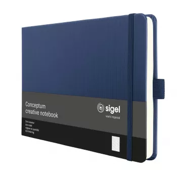 SIGEL Conceptum märkmik A5 horisontaalne punktvõrgustik tumesinine kõvakaaneline 132 lehekülge CO207