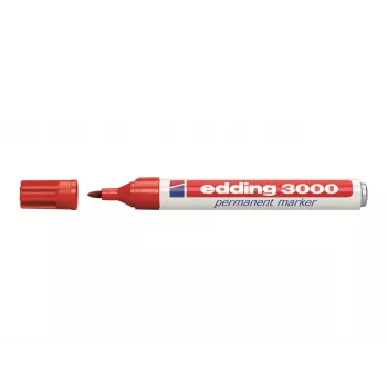 Edding 3000 püsivate markerite komplekt 4-3000-4-1999, must/punane/sinine/roheline, veekindel 79628