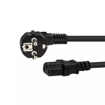 E+P SW 14 külmaseadme toitekaabel 2,0 m must Schuko to IEC C13