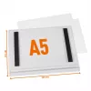 DURABLE veekindel A5 magnetiline plakatiraam, 5 pakk, must 505819