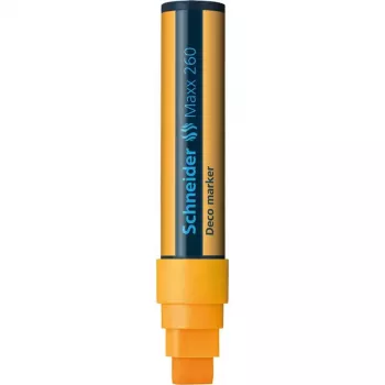 Schneider Maxx 260 Deco Chalk Marker, 5-15 mm, oranž 126006