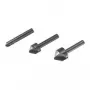Wolfcraft 2504000 faasitud avade komplekt, 3-osaline, 6/12/16 mm, tööriistaterasest, silindriline vars