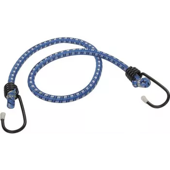 Wolfcraft 3293000 Expander elastiknöör 0,5 m x 6 mm, 2 konksu, must