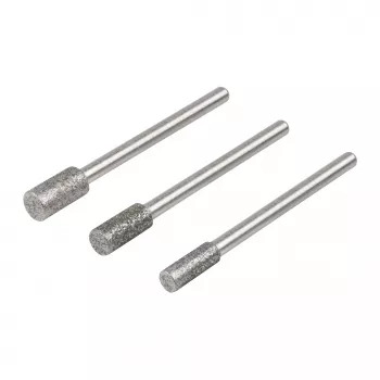 Wolfcraft 5987000 teemantlihvimistappide komplekt, silindriline, 3-osaline