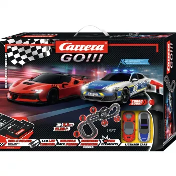 Carrera GO!!! High Speed Pursuit elektriline piludega autorallisari