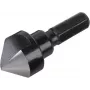 Wolfcraft 2584000 faasiterade komplekt, 3-osaline, 12/16/19 mm, tööriistaterasest, 1/4-tolline kuuskantvarrega