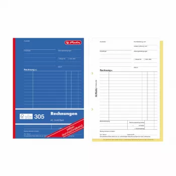 Herlitz arveplokid A5 2-osalised karbonita, 4 pakk 300003799