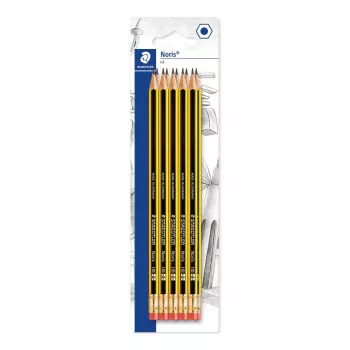 Staedtler Noris HB 122-2 BK10 grafiitpliiatsite komplekt, HB, 10 tk