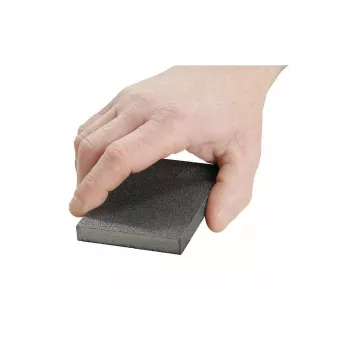 kwb 89000 lihvimiskäsnade komplekt, peen tera, 3-osaline, puidule ja metallile