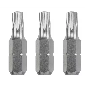 kwb 121610 kuuskantotsikute komplekt, 4/5/6 mm, S2 teras, 25 mm, 3-osaline