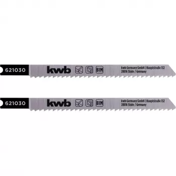 kwb 621030 puslelehed puidule, koonuslihvitud, biometall, 2 tk