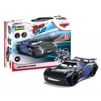 Revell Junior Kit Disney Pixar Cars 3 Jackson Storm 19-osaline kokkupandav mudel valguse ja heliga 065639090