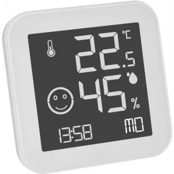 TFA Dostmann BLACK & WHITE analoogtermohügromeeter, valge (30.5054.02)