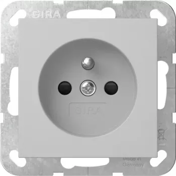 GIRA 4485015 pistikupesa maanduspini ja sulguriga