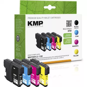 KMP MULTIPACK B78V ühilduv tindikasseti mitmikpakend - must, tsüaan, magenta, kollane - Brother DCP-6690CW, MFC-5890CN, MFC-5895CW, MFC-6490CW, MFC-6890CDW jaoks