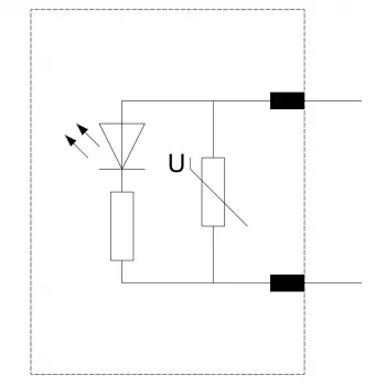Siemens varistor LED-iga, 24-48V AC/12-24V DC, SIRIUS kontaktortele S00/S0, pistikühendusega, 3RT29161JJ00