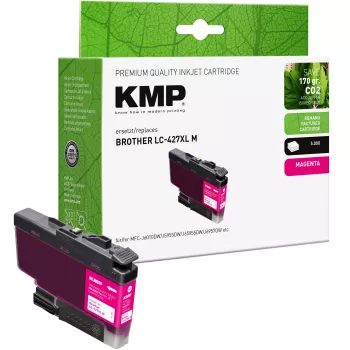 KMP ühilduv tindikassett Brother LC427XLM magenta suure mahutavusega 1551,4006