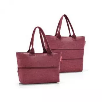 Reisenthel shopper e1 ostukott Twist Maroon 12L RJ3104