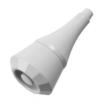Grothe KKO 3736A rippuv kellanupp, 1 NO, valge 64063