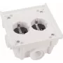 ABL Sursum 1632602 SCHUKO pistikupesa alusüksus, 4-kohaline, 16A, IP44, must