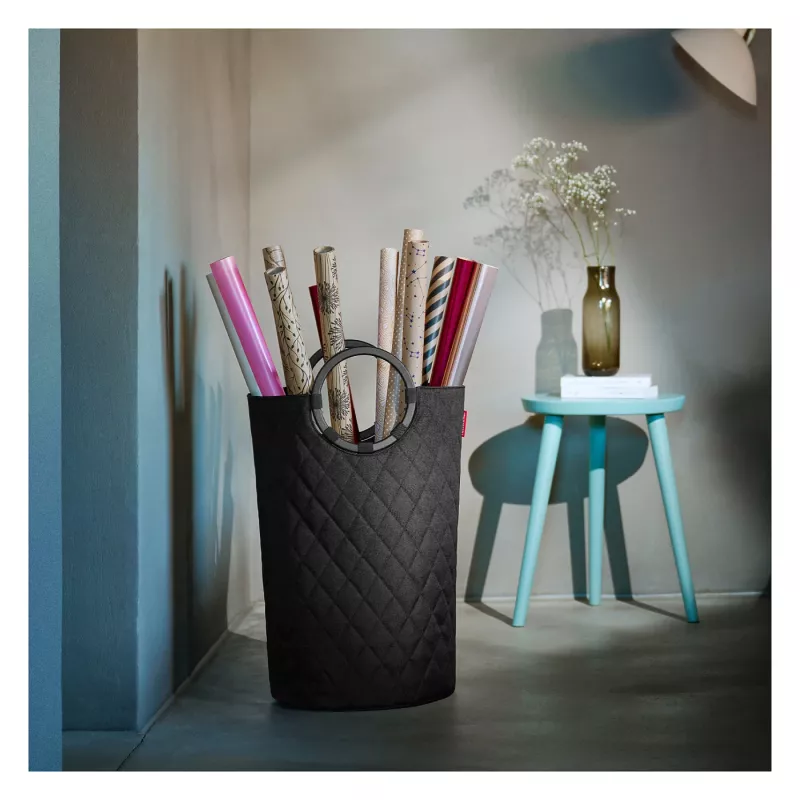 Reisenthel loophome M hoiukorv - must, alumiiniumraam, polüester, 15 L, kokkupandav VS7071
