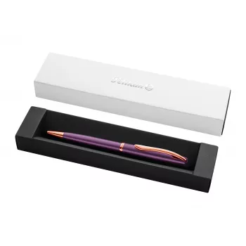 Pelikan Jazz Noble Elegance pastapiliats, violetne, kroomviimistlus, keeramismehhanism, sinine keskmine täitepliiats, kinkekarp 400198310