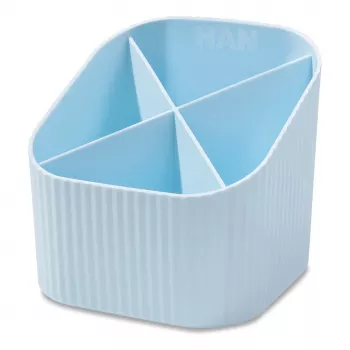 HAN X-LOOP pastellsinine pastakahoidja, 4 sektsiooni, 11,1 x 11,1 x 10,5 cm 17238-884D