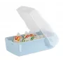 HAN CROCO kaardikarp A8 horisontaalne, pastelsinine läbipaistev korpus läbipaistva kaanega, polüpropüleen 998-884