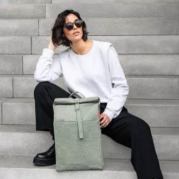 Reisenthel Urban Rolltop seljakott 16L roheline taaskasutatud PET (EN 5048)