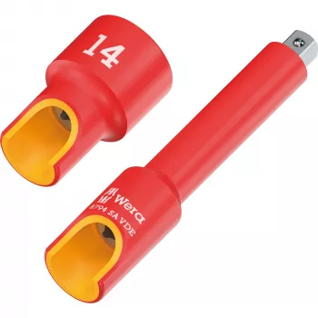 Wera 8790 A VDE isoleeritud padrun 1/4 tolli otsik 8 mm 05005929001