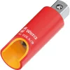 Wera 781 A/B VDE isoleeritud padruni adapter 1/4 tolline nelikantajam mehaanilise lukustusega 05024690001