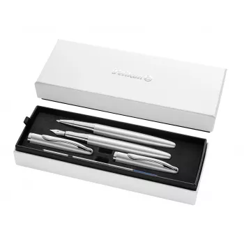 Pelikan Jazz Noble Elegance hõbedane kirjutuskomplekt (pastapiliats ja mehaaniline pliiats) 400197476