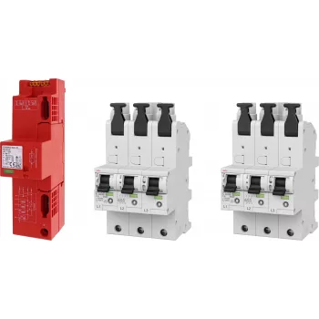 DEHN SET 2 DSH ZP B2 LSG 909656 liigpingekaitse komplekt, TT + 2x DSHU