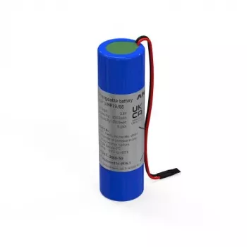 ANSMANN eriakumulaator 18650 kaabliga Li-Ion 3,6 V 2550 mAh 1S1P sinine