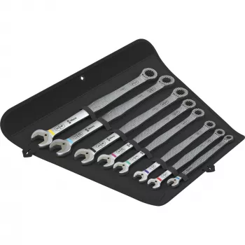 Wera 6007 Joker Imperial 8-osaline kombineeritud mutrivõtmete komplekt, 5/16 inch–3/4 inch, kroom-molübdeen-terasest, tekstiilist hoiukott 05020385001