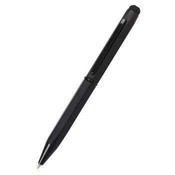 ONLINE SCHREIBGERÄTE Hexagon Stylus pastapilii, must korpus, sinine tint, mahtuvuslik puutepliiats, keeramismehhanism, keskmine joon 21035/3D